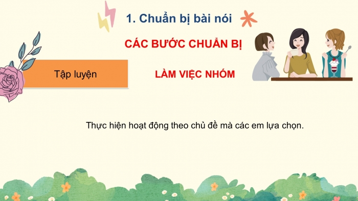 Giáo án điện tử ngữ văn 7 kết nối tiết: Nói và nghe - Trình bày ý kiến về một vấn đề đời sống