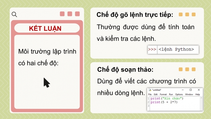 Giáo án điện tử tin học 10 kết nối bài 16: Ngôn ngữ lập trình bậc cao và python