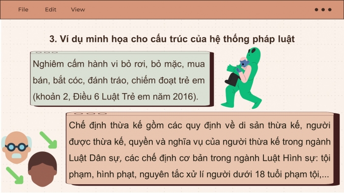 Giáo án điện tử kinh tế pháp luật 10 kết nối bài 12: Hệ thống pháp luật việt nam và văn bản pháp luật Việt Nam