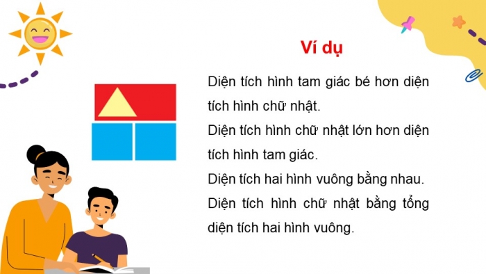 Giáo án điện tử toán 3 chân trời bài: Diện tích của một hình