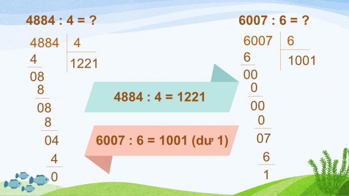 Giáo án điện tử toán 3 cánh diều tiết: chia cho số có một chữ số trong phạm vi 100 000
