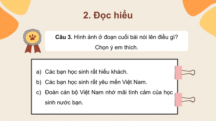 Giáo án điện tử tiếng việt 3 cánh diều tiết: Bài đọc 2. Gặp gỡ ở lúc-xăm-bua