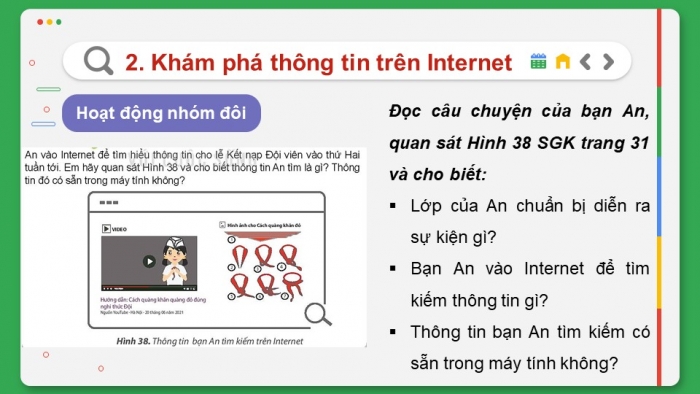 Bài giảng điện tử tin học 3 kết nối tri thức bài 6: Khám phá thông tin trên internet
