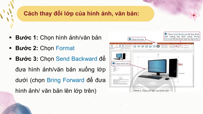 Giáo án điện tử tin học 7 chân trời bài 12: Sử dụng ảnh minh họa, hiệu ứng động trong bài trình chiếu