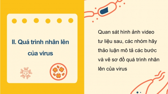 Giáo án điện tử sinh học 10 kết nối bài 24: Khái quát về virus