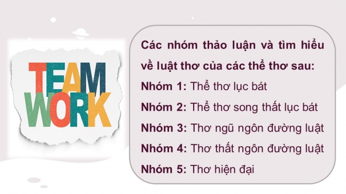 Giáo án điện tử Ngữ văn 12 bài: Luật thơ