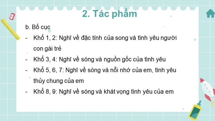 Giáo án điện tử Ngữ văn 12 bài: Sóng