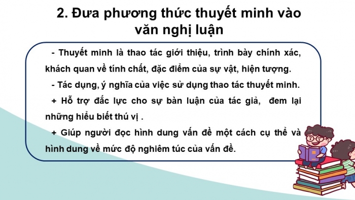 Giáo án điện tử Ngữ văn 12 bài: Luyện tập vận dụng kết hợp các phương thức biểu đạt trong bài văn nghị luận