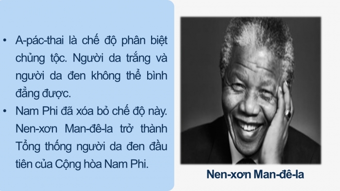 Giáo án điện tử Lịch sử 12 bài 5: Các nước châu Phi và Mĩ Latinh