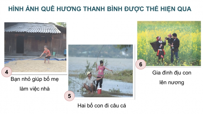 Giáo án điện tử Mĩ thuật 4 kết nối Chủ đề 8: Quê hương thanh bình