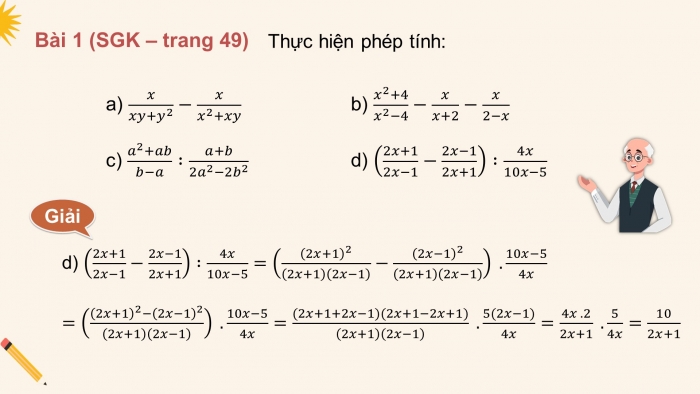 Giáo án điện tử Toán 8 cánh diều: Bài tập cuối chương 2