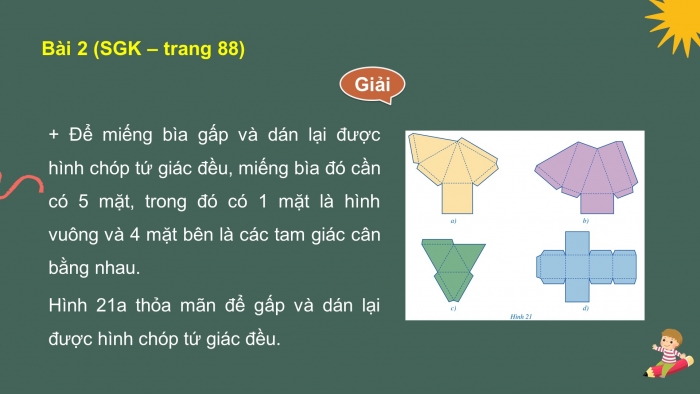 Giáo án điện tử Toán 8 cánh diều: Bài tập cuối chương 4 