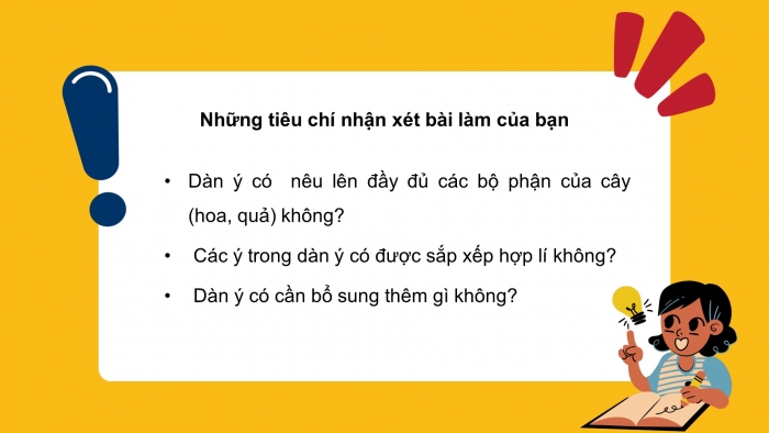 Giáo án điện tử Tiếng Việt 4 cánh diều Bài 4 Viết 1: Luyện tập tả cây cối