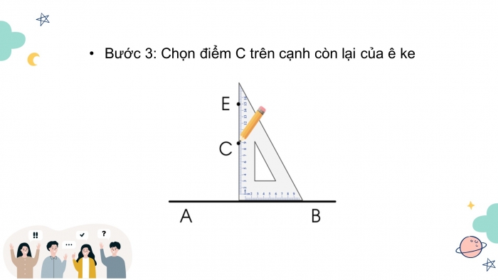 Giáo án điện tử Toán 4 cánh diều Bài 21: Hai đường thẳng vuông góc. Vẽ hai đường thẳng vuông góc