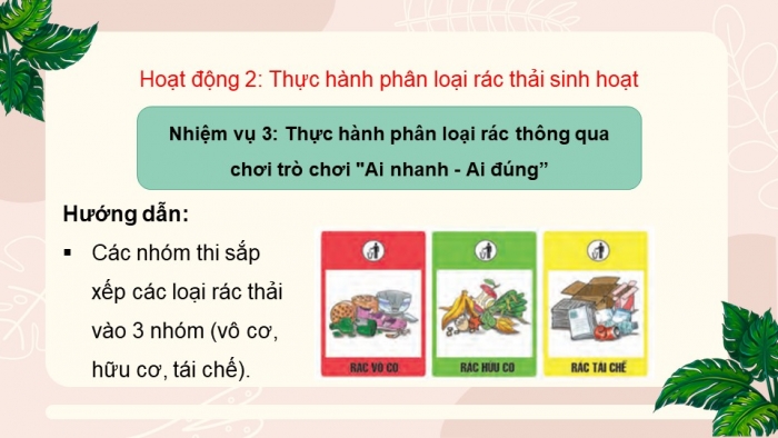 Giáo án điện tử chủ đề 8 tuần 31: Cuộc sống xanh