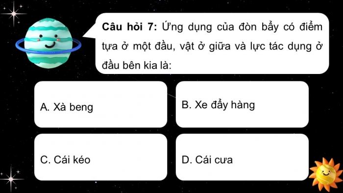 Giáo án điện tử KHTN 8 cánh diều: Bài tập (Chủ đề 4)