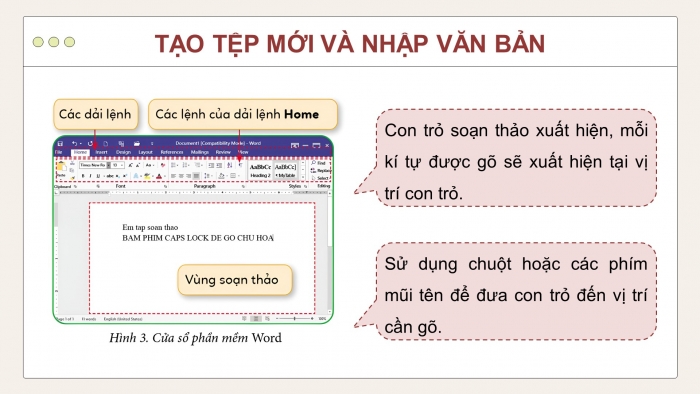 Giáo án điện tử Tin học 4 cánh diều Chủ đề E2 Bài 1: Làm quen với phần mềm soạn thảo văn bản