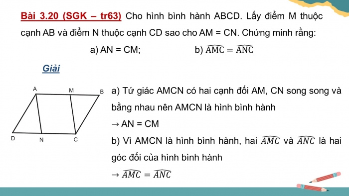 Giáo án điện tử Toán 8 kết nối: Luyện tập chung (tr.62)