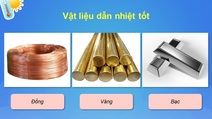 Giáo án điện tử Khoa học 4 kết nối Bài 13: Vật dẫn nhiệt tốt, vật dẫn nhiệt kém