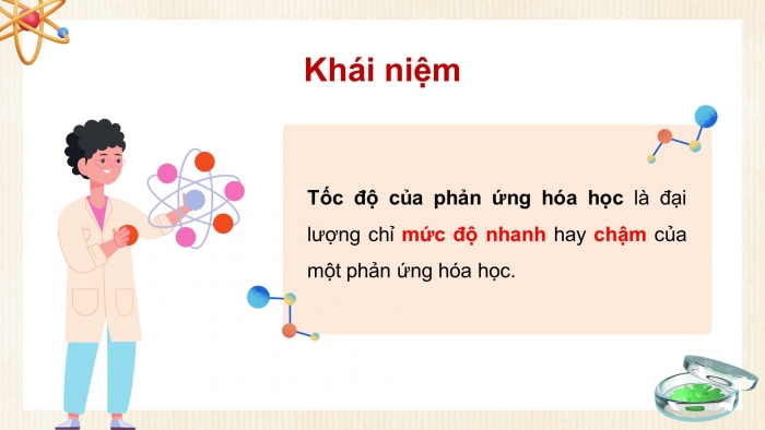 Giáo án điện tử KHTN 8 cánh diều Bài 7: Tốc độ phản ứng và chất xúc tác