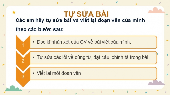 Giáo án điện tử Tiếng Việt 4 cánh diều Bài 8 Viết 3: Trả bài viết đoạn văn tưởng tưởng; Nói và nghe 2: Trao đổi: Em đọc sách báo