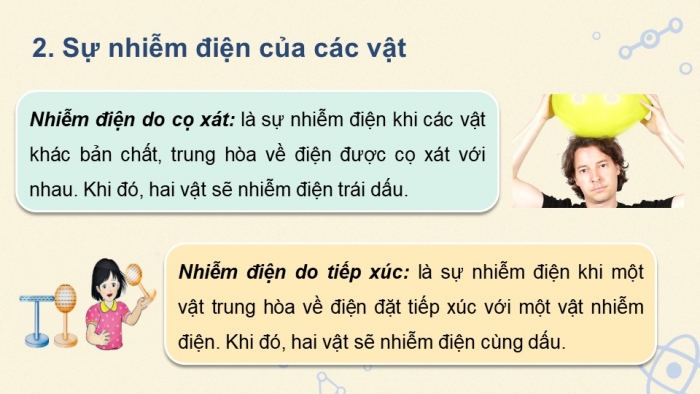 Giáo án điện tử Vật lí 11 chân trời Bài 11: Định luật Coulomb về tương tác tĩnh điện