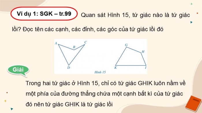 Giáo án điện tử Toán 8 cánh diều Chương 5 Bài 2: Tứ giác