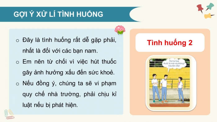 Giáo án điện tử HĐTN 8 cánh diều Chủ đề 4 - HĐGDTCĐ: Kĩ năng từ chối