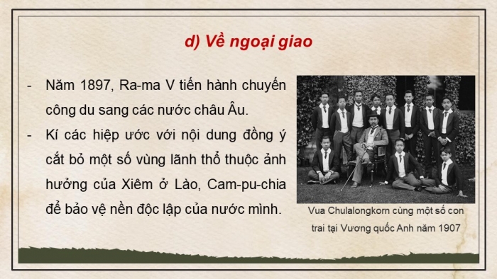 Giáo án điện tử Lịch sử 11 kết nối Bài 5: Quá trình xâm lược và cai trị của chủ nghĩa thực dân ở Đông Nam Á (Phần 2)