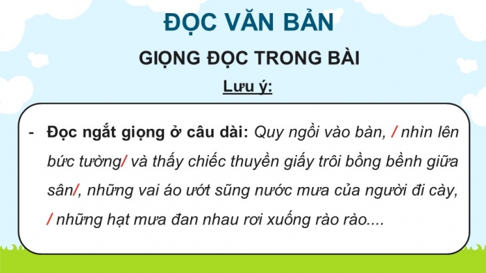 Giáo án điện tử Tiếng Việt 4 kết nối Bài 22 Đọc Bức tường có nhiều phép lạ