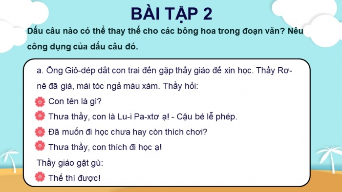 Giáo án điện tử Tiếng Việt 4 kết nối Bài 29 Luyện từ và câu Luyện tập về Dấu gạch ngang