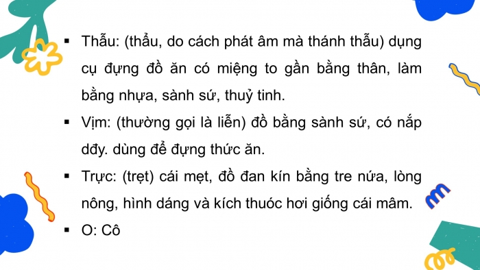 Giáo án điện tử tiết: Thực hành tiếng việt - Từ ngữ địa phương