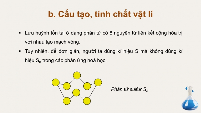 Giáo án điện tử Hoá học 11 chân trời Bài 6: Sulfur và Sulfur dioxide