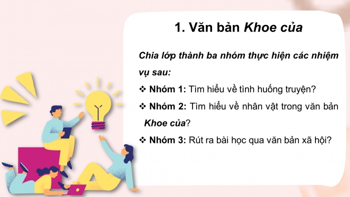 Giáo án điện tử Ngữ văn 8 chân trời Bài 4: Khoe của; con rắn vuông