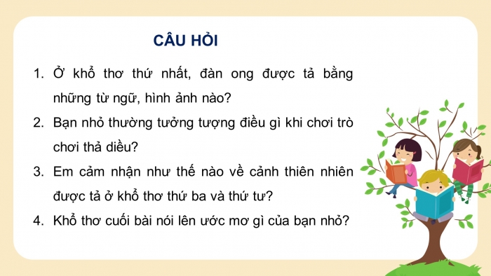 Giáo án điện tử Tiếng Việt 4 chân trời CĐ 4 Bài 3 Đọc: Thuyền trưởng và bầy ong