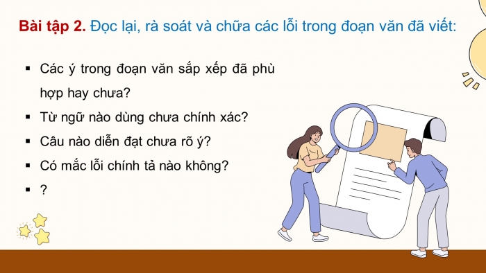 Giáo án điện tử Tiếng Việt 4 chân trời CĐ 4 Bài 8 Viết: Luyện tập viết đoạn văn nêu lí do thích một câu chuyện