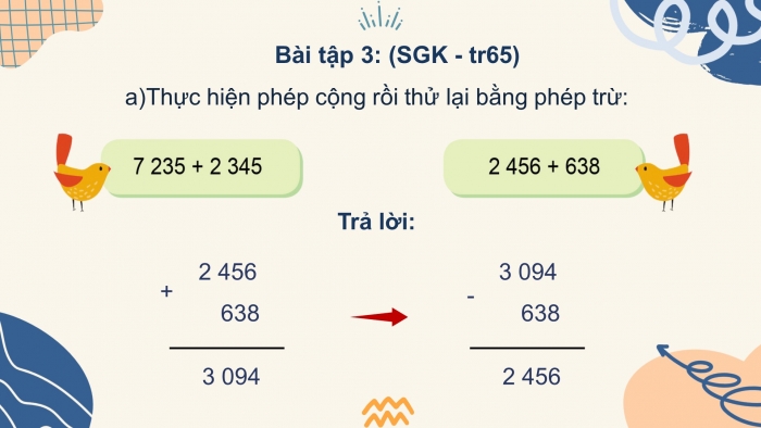 Giáo án điện tử Toán 4 cánh diều Bài 26. Phép cộng, phép trừ