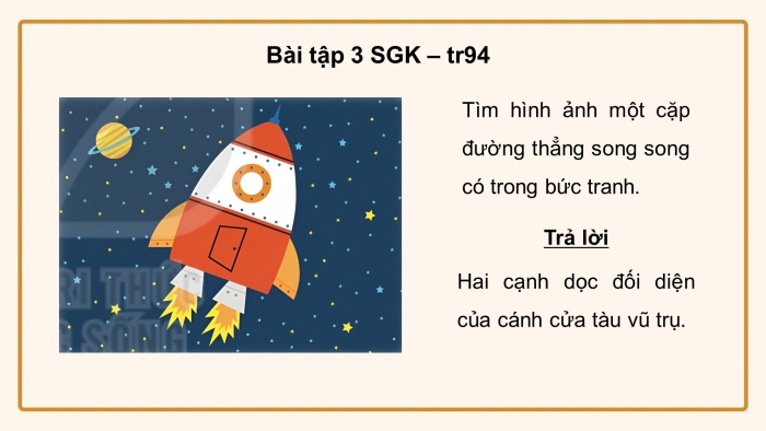 Giáo án điện tử Toán 4 kết nối Bài 29: Hai đường thẳng song song