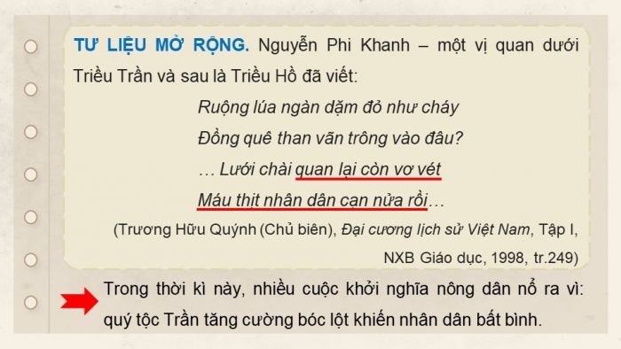 Giáo án điện tử Lịch sử 11 chân trời Bài 9: Cuộc cải cách của Hồ Quý Ly và Triều Hồ (Phần 1)