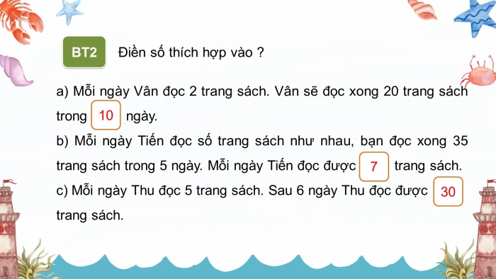 Giáo án điện tử bài 7: Ôn tập phép chia