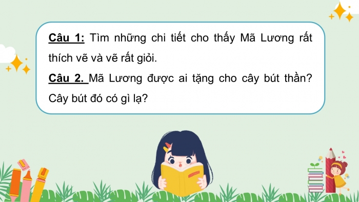 Giáo án điện tử tiếng việt 3 kết nối bài 32 tiết 1 - 2: Cây bút thần