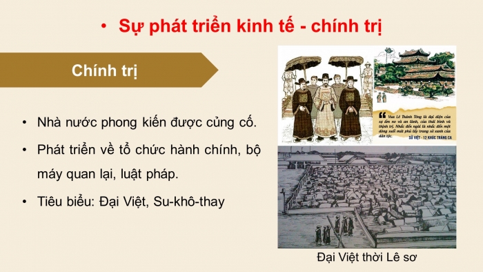 Giáo án điện tử lịch sử 7 cánh diều bài 10: Khái quát lịch sử Đông Nam Á