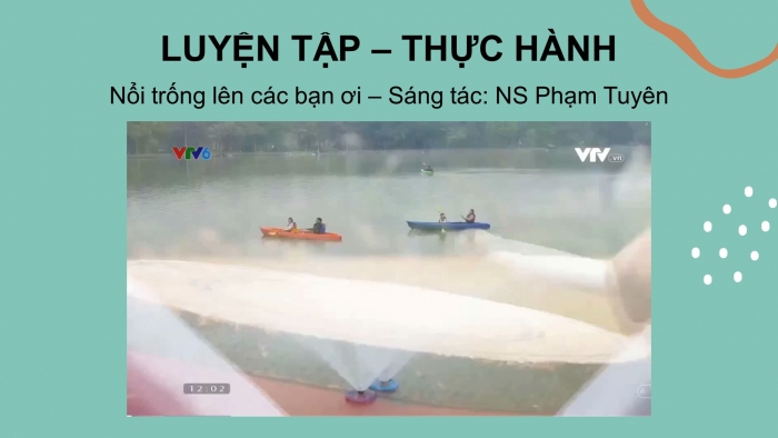 Giáo án điện tử âm nhạc 3 kết nối tiết 3: Ôn đọc nhạc bài số 1 – Thường thức âm nhạc dàn trống dân tộc