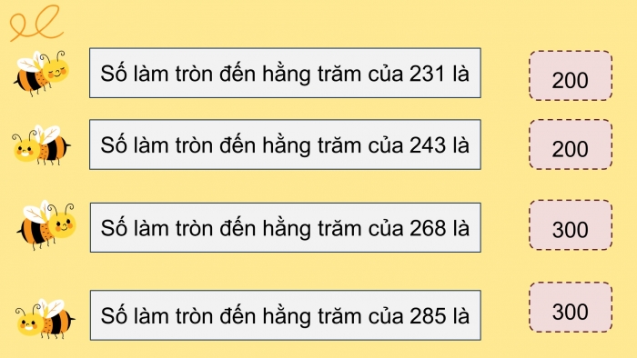 Giáo án điện tử toán 3 cánh diều bài:  Làm tròn số đến hàng chục, hàng trăm