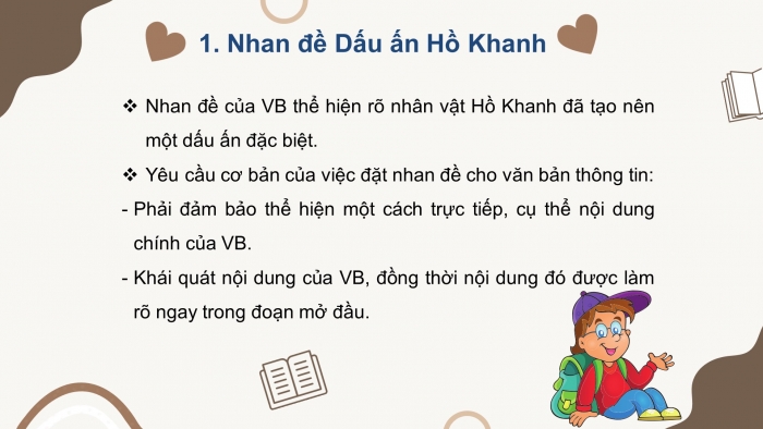 Giáo án điện tử ngữ văn 7 kết nối tiết: Văn bản 3 - Dấu ấn hồ khanh