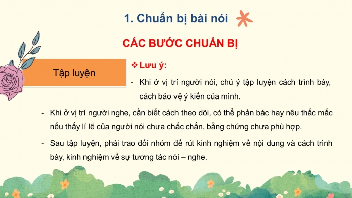 Giáo án điện tử ngữ văn 7 kết nối tiết: Nói và nghe - Trình bày ý kiến về một vấn đề đời sống