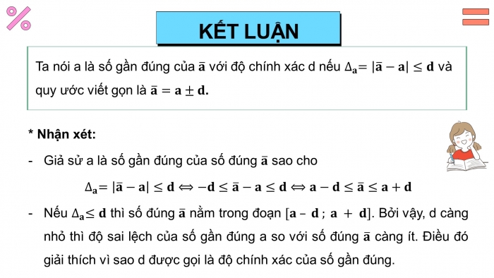 Giáo án điện tử toán 10 cánh diều bài 1: Số gần đúng. sai số