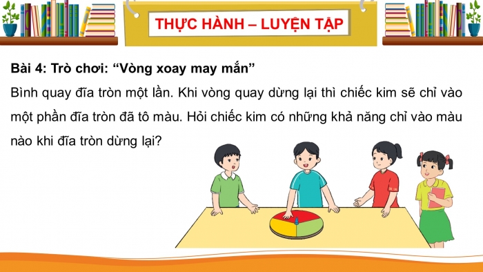 Giáo án điện tử toán 3 cánh diều bài 15: Khả năng xảy ra của một sự kiện