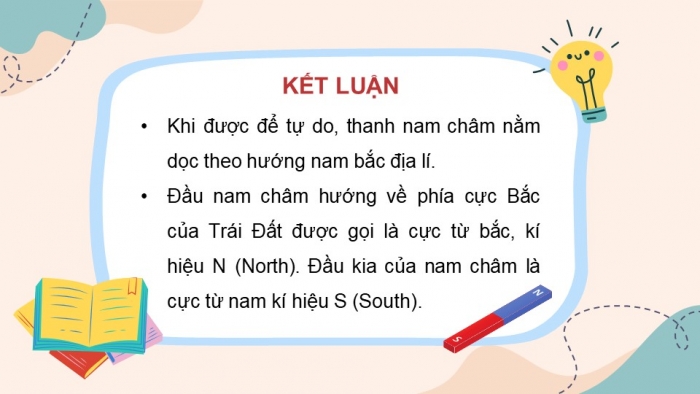 Giáo án điện tử KHTN 7 cánh diều – Phần vật lí bài 14: Nam châm