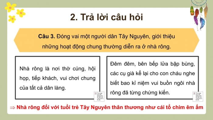 Giáo án điện tử tiếng việt 3 kết nối tri thức bài 21: Nhà rông - Tiết 1: Đọc